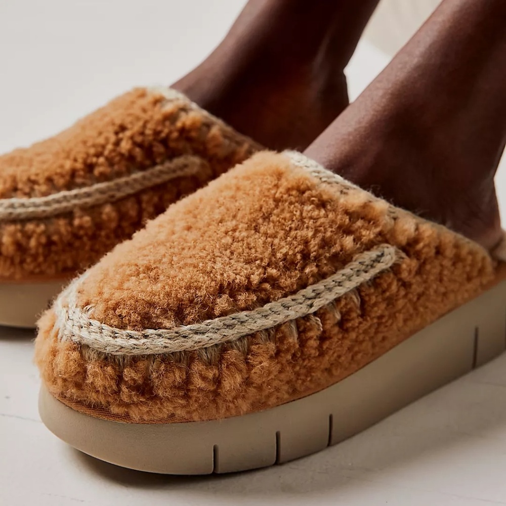 Mou Brown Bounce mules